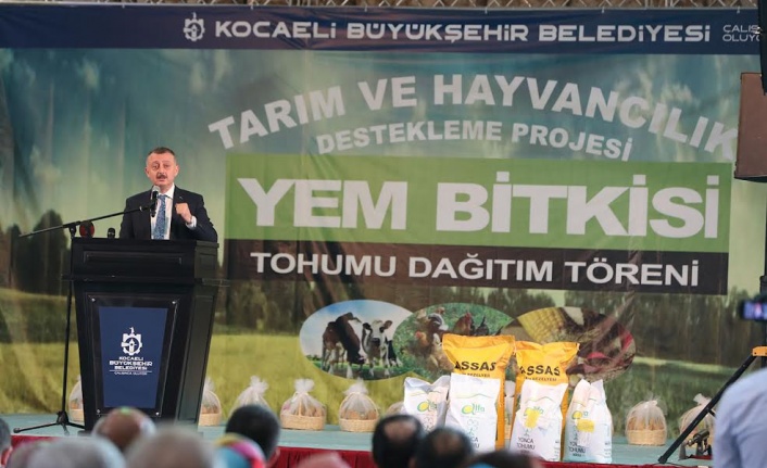 Büyükşehir’den gübre ve tohum desteği