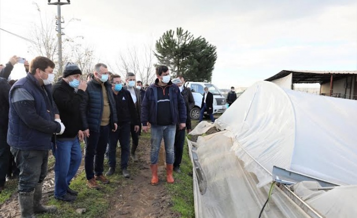 Başkan Büyükakın’dan çiftçilere yüzde 70 hibeli sera naylonu desteği