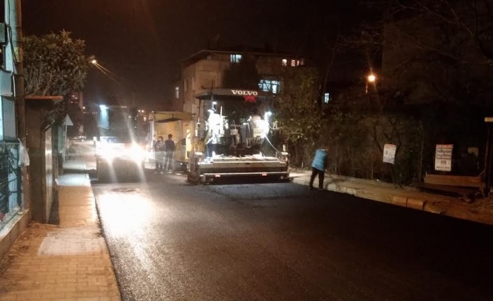 Körfez’de üstyapı için gece mesaisi