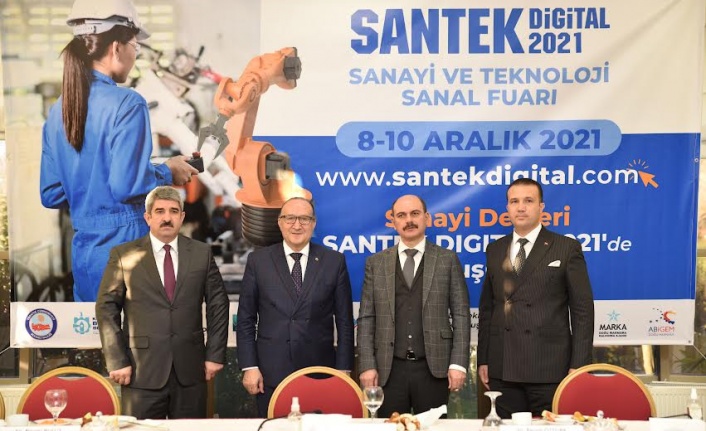 SANTEK DIGITAL 2021-SANAL FUARI için basın toplantısı düzenlendi