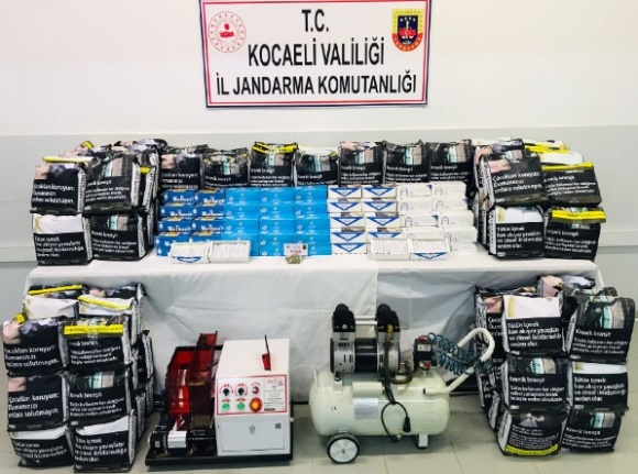 Kocaeli İl Jandarma Komutanlığı ekiplerince kaçakçılıkla mücadele