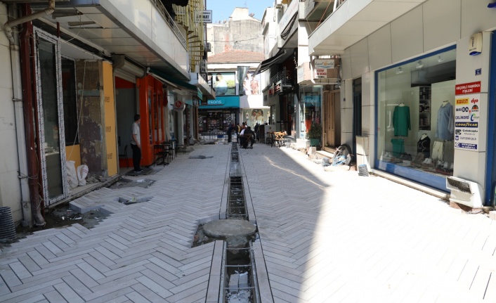 Fethiye Caddesi Dar Sokak  yeni modern görüntüsüne yaklaşıyor