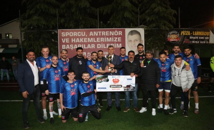 GÖLCÜK BELEDİYESİ 21.GELENEKSEL FUTBOL ŞÖLENİ ŞAMPİYONU AZAT İNŞAAT