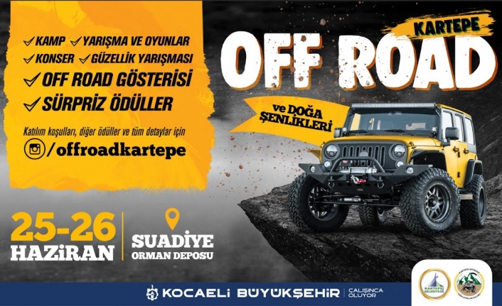 Kartepe Off-Road ve Doğa Şenliği başlıyor