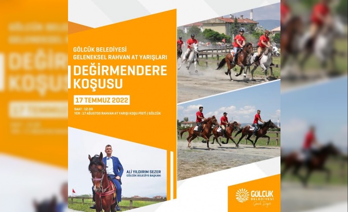 GELENEKSEL RAHVAN AT YARIŞLARI HEYECANI GÖLCÜK'TE BAŞLIYOR