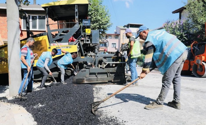 Yeniyalı Mahallesinde sıra üst yapıda