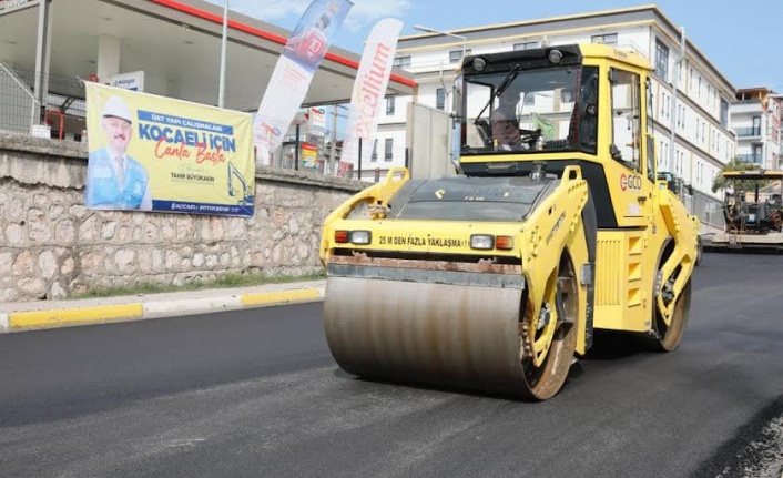 Körfez’in dört bir yanında asfalt çalışması