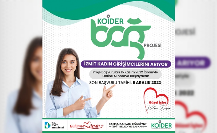 İzmit Belediyesi ve KOİDER kadınları   ‘Bağ Projesi’ ile iş hayatına bağlayacak