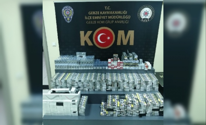 3109 paket gümrük kaçağı sigara ele geçirildi