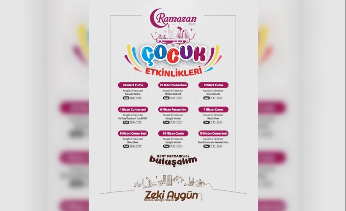 Derince’de Ramazan’a Özel Çocuk Etkinlikleri