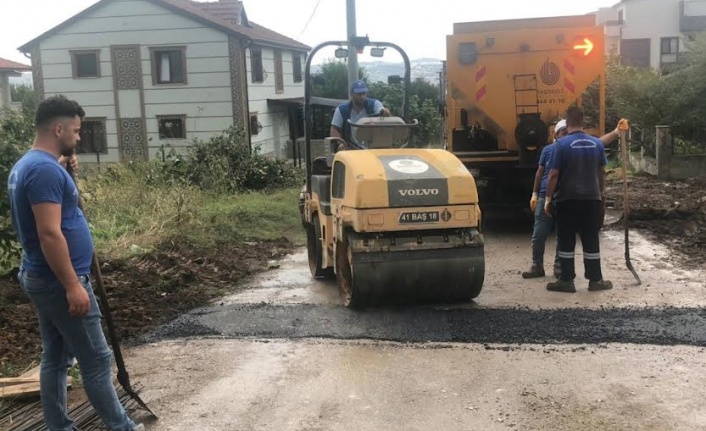 Başiskele’de, Yollara Bakım ve Onarım