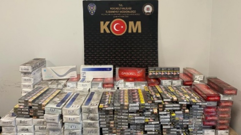 3820 Paket Gümrük Kaçağı Sigara ele geçirildi