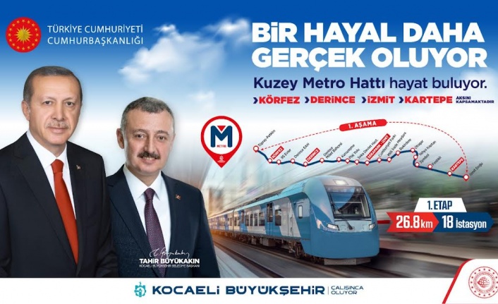 Kuzey Metro hattında, devir protokolü imzalandı