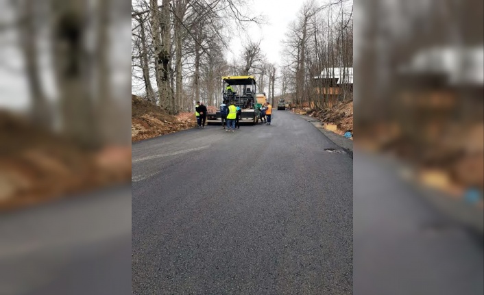 Teleferiğin, son durağına otopark ve yol