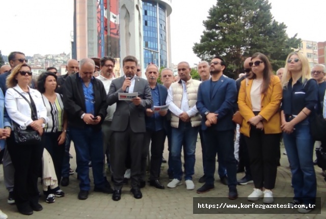 CHP Kocaeli Örgütü, Büyük Emekli Mitingi öncesi basın açıklaması