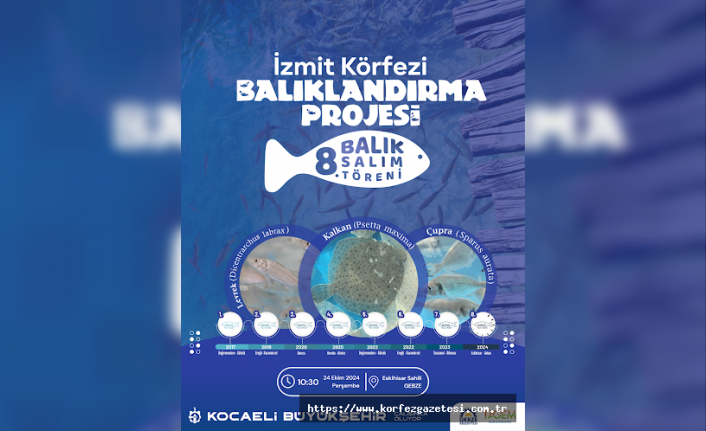 Kocaeli Büyükşehir Belediyesi İzmit Körfezi'ne Balık Salıyor