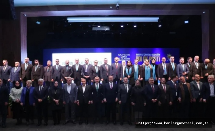 AK Parti İzmit İlçe Kongresinde Yeni Yönetim ve Delege Listesi Belli Oldu