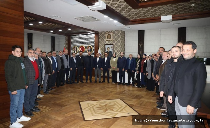 BAŞKAN OKUDAN VE YÖNETİMİ, BAŞKAN SÖĞÜT’E,  İADE-İ ZİYARETTE BULUNDU