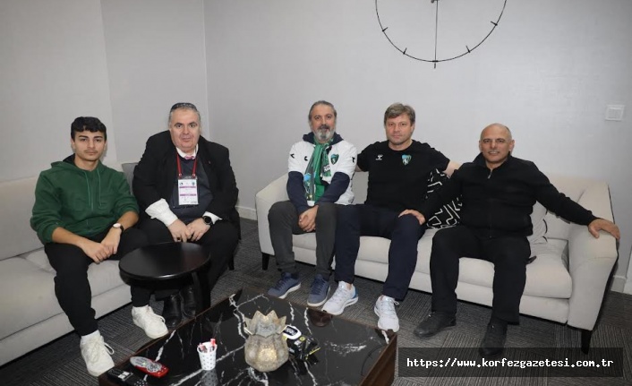 Kocaelispor Başkan Söğüt'ü Brunga Tesisleri'nde Karşıladı