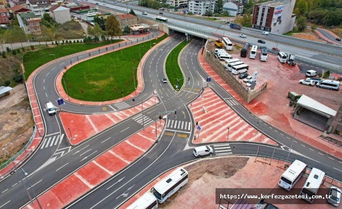 KOCAELİ BÜYÜKŞEHİR BELEDİYESİ, DERİNCE-KÖRFEZ D-100 ALTI KAVŞAK VE YOLLARINI HİZMETE AÇTI