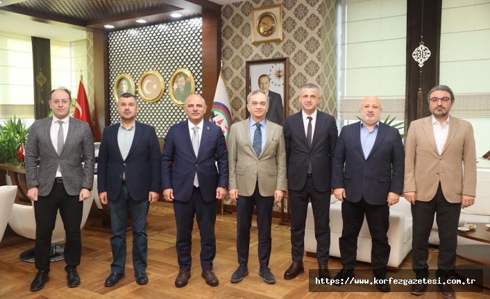 Kocaeli Büyükşehir Belediyesi Genel Sekreteri, Başkan Şener Söğüt'ü Ziyaret Etti