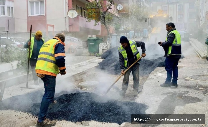 Körfez Belediyesi, Yolları Daha Güvenli Hale Getiriyor