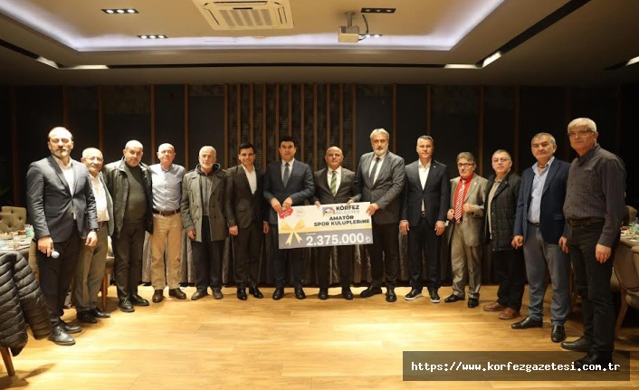 KÖRFEZ'DE SPOR KULÜPLERİNE 2 MİLYON 375 BİN TL’LİK DESTEK