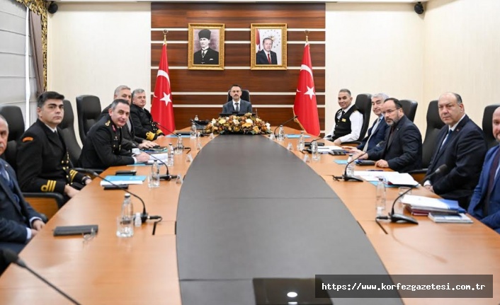 Vali İlhami Aktaş, Huzur ve Güven, Toplantısında Kararları Değerlendirdi