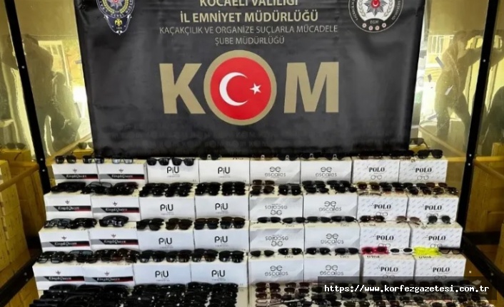 GÜMRÜK KAÇAĞI, 169 BİN680 ADET GÜNEŞ GÖZLÜĞÜ ELE GEÇİRİLDİ