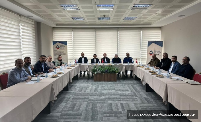 KÖRFEZ TİCARET ODASI'NDA, İLÇENİN ALTYAPI SORUNLARI ELE ALINDI
