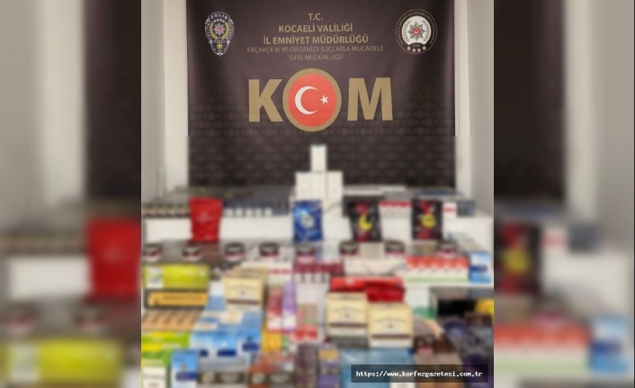 İzmit'de yapılan operasyonda: