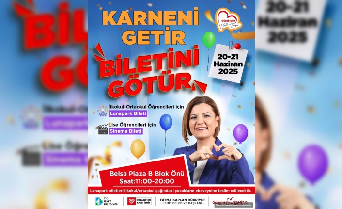 İZMİT Belediyesi, Tatil Hediyesi Veriyor