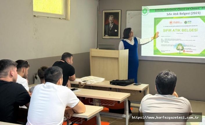 KOÜ Hereke MYO’da “Sıfır Atık Bitkisel Yağ Projesi” Uygulamaya Geçti