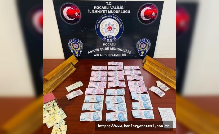 İzmit’te Dernek Lokalinde Kumar Operasyonu