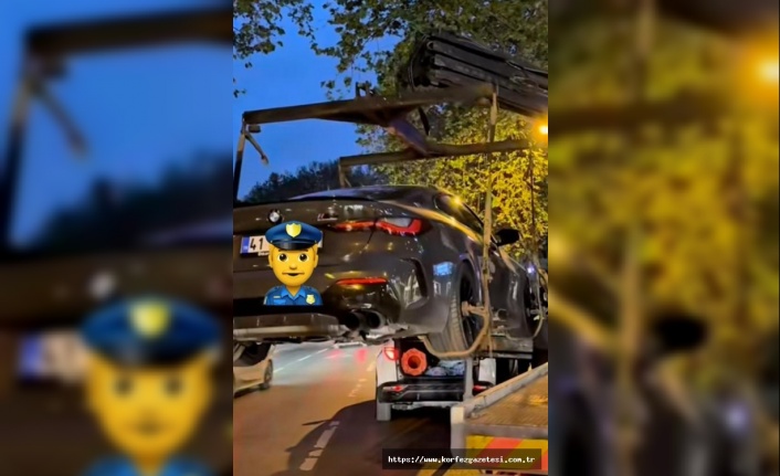 İzmit’te Drift ve Ehliyetsiz Sürüşe Rekor Ceza