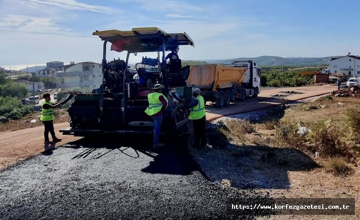 Körfez’de Yol Konforu Artıyor: Asfalt Çalışmaları Hızla İlerliyor