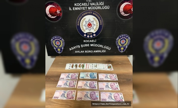 İzmit’te Dernek Binasında Kumar Operasyonu