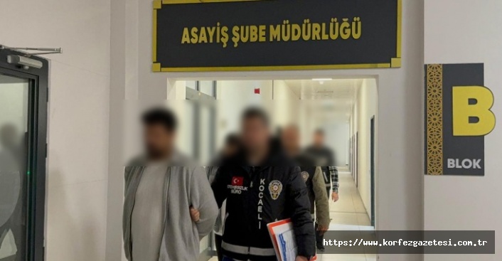 İzmit’te Hırsızlık ve Sahtecilik Operasyonu: 3 Şüpheli Tutuklandı