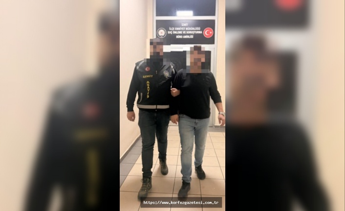 İzmit’te Kesinleşmiş Hapis Cezalı Şahıs Yakalandı