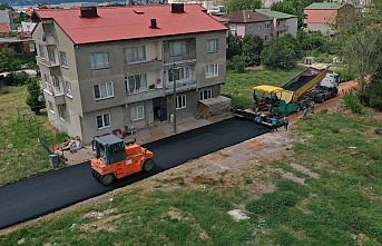 Körfez'de Altyapı sonrası yollar asfaltlanıyor