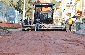 Çamlıtepe’de üstyapı çalışmaları