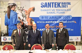 SANTEK DIGITAL 2021-SANAL FUARI için basın toplantısı düzenlendi