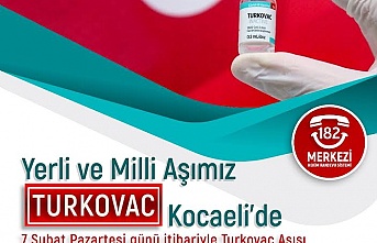 Kocaeli'de Yerli ve Milli “Turkovac” Aşı Uygulaması Başladı