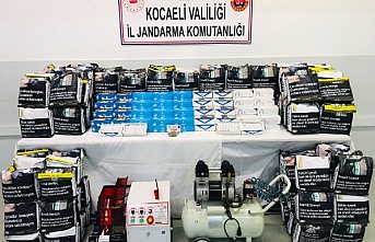 Kocaeli İl Jandarma Komutanlığı ekiplerince kaçakçılıkla mücadele