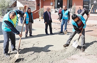 Barbaros Mahallesi’nde üstyapı çalışmaları sürüyor