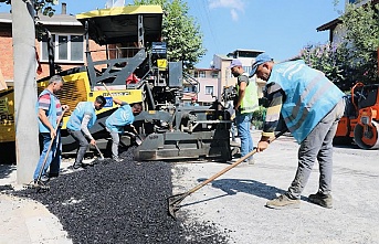 Yeniyalı Mahallesinde sıra üst yapıda