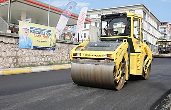 Körfez’in dört bir yanında asfalt çalışması