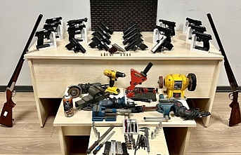 Ruhsatsız tabanca imal ve ticareti yaptığı tespit edilen 4 şahsın yakalandı
