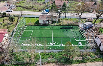 Büyükşehir, köylere futbol sahası kazandırıyor    