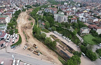 Körfez Kaşkaldere’de, kavşak ve bağlantı yolları yapılıyor
